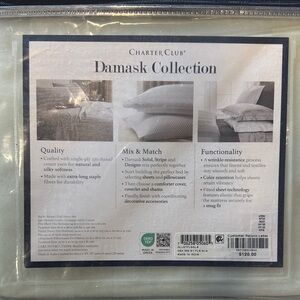 Charter Club Damask Collection Bedding - Soft green